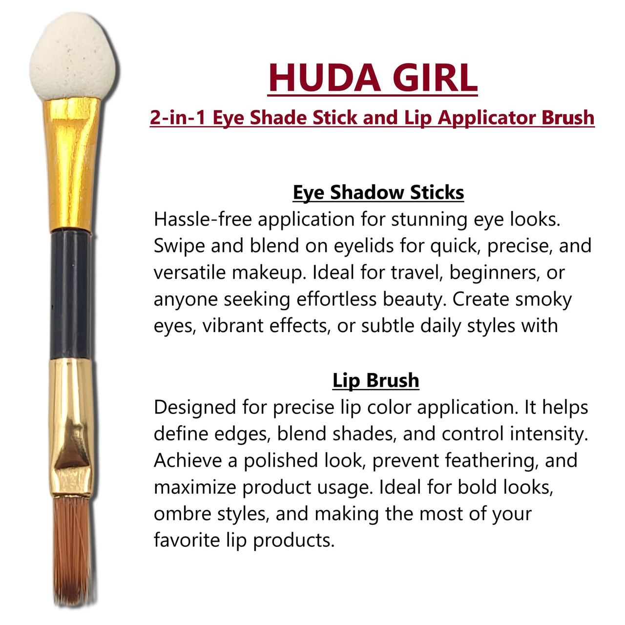 HUDA GIRL All-in-One Makeup Kit with Mirror - Includes 24 Eyeshadow Palette with Brush, 3 Eyebrow Powder, 3 Lip Gloss, 2 Applicator, Blush Contour and Highlighter Palette for Girl & Womens