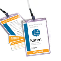 Avery Customizable Name Badge and Ticket Inserts, 6