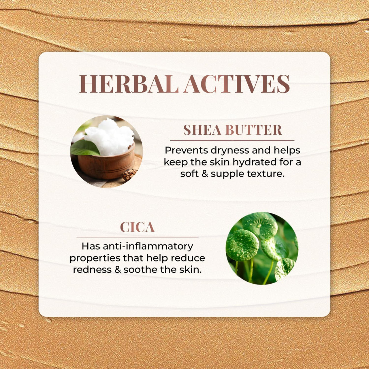 Just Herbs Born To Shine Shimmery Silver Sparkle Smooth | Portable | Moisturises & Hydrates infused with Shea Butter and Cica Single Stroke All Day Long Highlighter for Women 14g