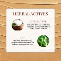 Just Herbs Born To Shine Shimmery Silver Sparkle Smooth | Portable | Moisturises & Hydrates infused with Shea Butter and Cica Single Stroke All Day Long Highlighter for Women 14g