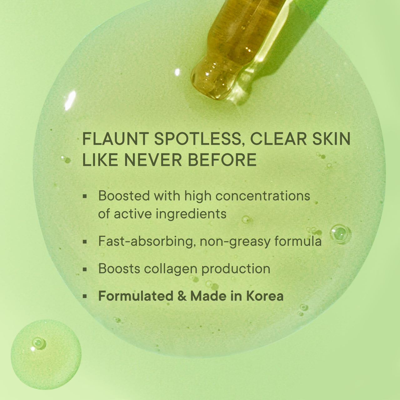 Quench Dark Spot Correcting Serum with Cica Herb Repair & Hyaluronic Acid | Concentrated Ampoule to Reduce Dark Spots | For Pigmented and Uneven Skin Tone | Made in Korea (30ml)
