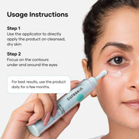 Cureskin Under Eye Gel for Dark Circles for Women and Men | Bio-Peptide Under Eye Gel to Reduce Dark Circles, Puffiness & Wrinkles | Under Eye Cream for Men and Women | Dark Circles Removal