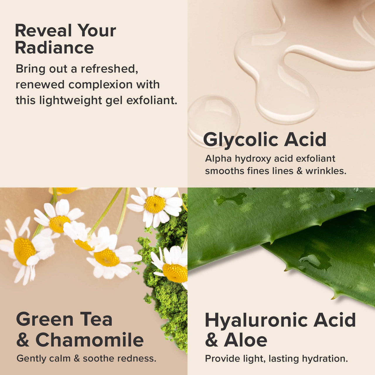 Paula's Choice SKIN PERFECTING 8% AHA Gel Exfoliant with Glycolic Acid Chamomile & Green Tea, 15 ml