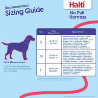 HALTI No Pull Harness - To Stop Your Dog Pulling on the Leash. Adjustable, Lightweight and Easy to Use. Reflective Dog Training Harness for Medium Dogs (Size M)