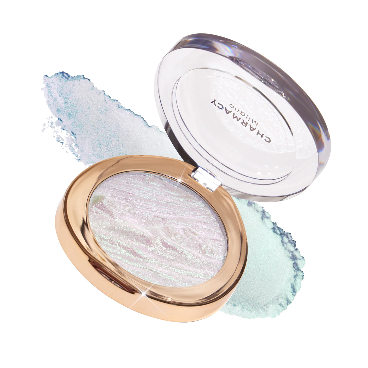 Charmacy Milano Star Dust - 606, Multichrome Blush & Highlighter, Seemless Blending Formula, Radiant Look, Compact & Portable (4.2 gms)