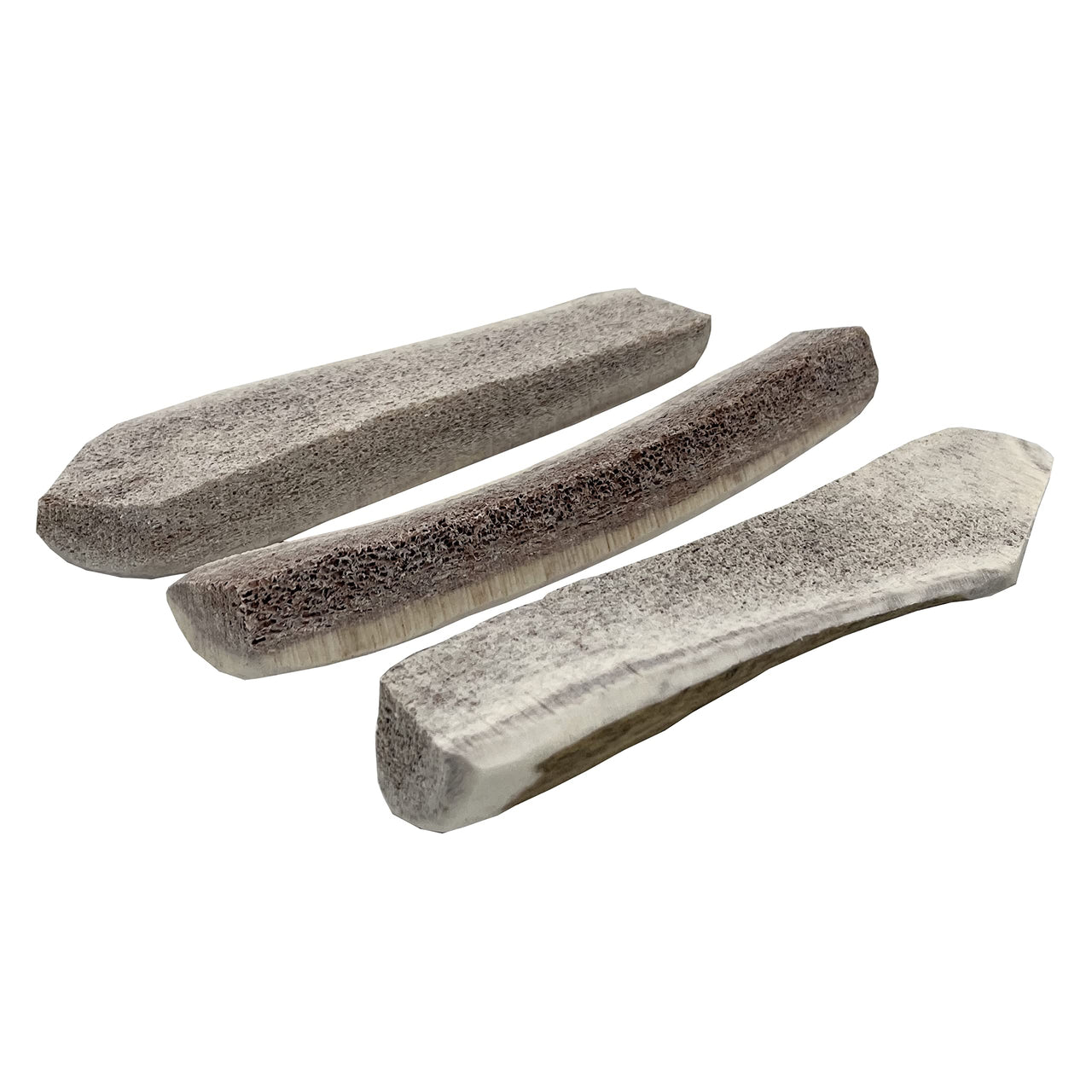 Elk Antler Chews for Dogs | Naturally Shed USA Collected Elk Antlers | All Natural A-Grade Premium Elk Antler Dog Chews | Product of USA, 3-Pack Medium Split 3 Count (Pack of 1)