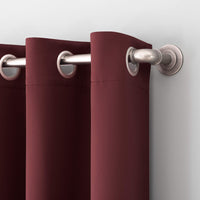 Sun Zero Easton Energy Saving Blackout Grommet Curtain Panel, 40