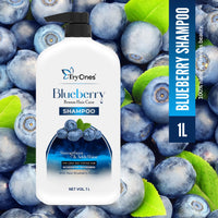 TryOnes Strong Shampoo - 1000 ml | For Damage Repair and Weak Hair, rich with Blue Berry extract, Helps with itching, irritation | Paraben Free Shampoo