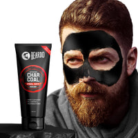 Beardo Charcoal 4-in-1 Giftset for Men | Complete Face & Body kit, pack of 4 (Facewash, Peel-off mask, Scrub, Soap) | Valentines day gift for husband | Gift for boyfriend | Gift for Men