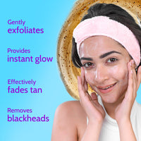 Chemist At Play Gentle Exfoliating Face Scrub with Mandelic Acid & Walnuts | Removes Tan, Dead Skin & Blackheads | Face Wash | Detans | Gives Instant Glow | Face Scrub for Women & Men | 100ml