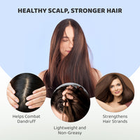 Rey Naturals Aqua Range | Cedarwood & Rice Water Hair Growth Spray -200ml | Non-Oily Rice Water Mist For Smooth Frizz Free Hair | Cedarwood Extract For Dry & Itchy Scalp | Minimize Hairfall & Dandruff