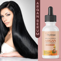 TryOnes Professional Hair Serum for Frizzy Hair||Serum for Women & Men||All Hair Types for Frizz-free, Smooth & Glossy Hair||Argan Hair Serum_30ML