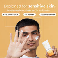 Put Simply Korean BroadSpectrum Sunscreen SPF 50 PA++++ | For Dry, Oily & Sensitive Skin | Niacinamide & Ceramides | No White-Cast, Lightweight, Non-greasy & Photostable | For Men & Women | 50 ml
