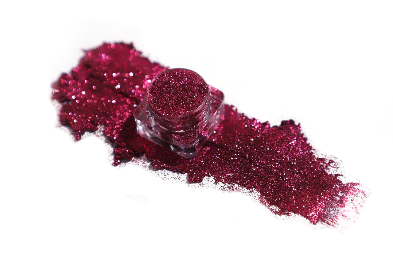 TS COSMETICS Pro Glitter Eyeshadow Palette – Wine | Pressed Glitter, Shimmer & Matte Finishes | Highly Pigmented, Long-Lasting Eye Makeup