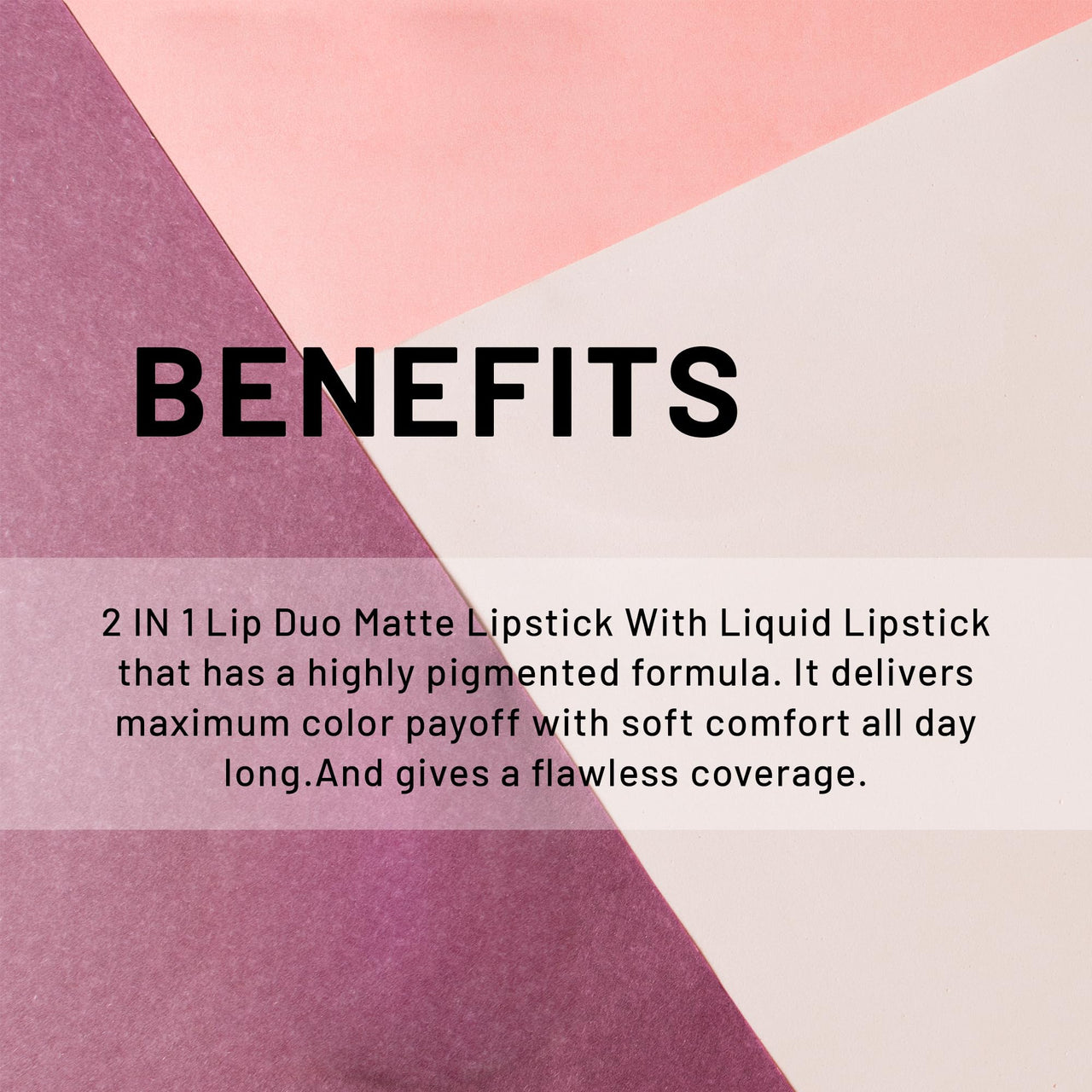 Seven Seas Lip Duo 2 In 1 Lipstick Matte Finish 2-in-1 Duo Liquid Lipstick with Matte Finish and Moisturizing Gloss (Rich Rosewood, 7ML)