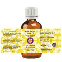 Deve Herbes Pure Radish Seed Oil (Raphanus sativus) Natural Therapeutic Grade Cold Pressed 30ml