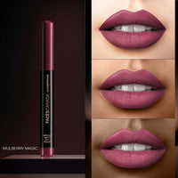 FACESCANADA Ultime Pro Hd Intense Matte Lipstick + Primer - Mulberry Magic (Plum), 1.4G | 9Hr Long Stay | Flawless Hd Matte Finish | Intense Color | Lightweight | Smooth Glide | Primer Infused