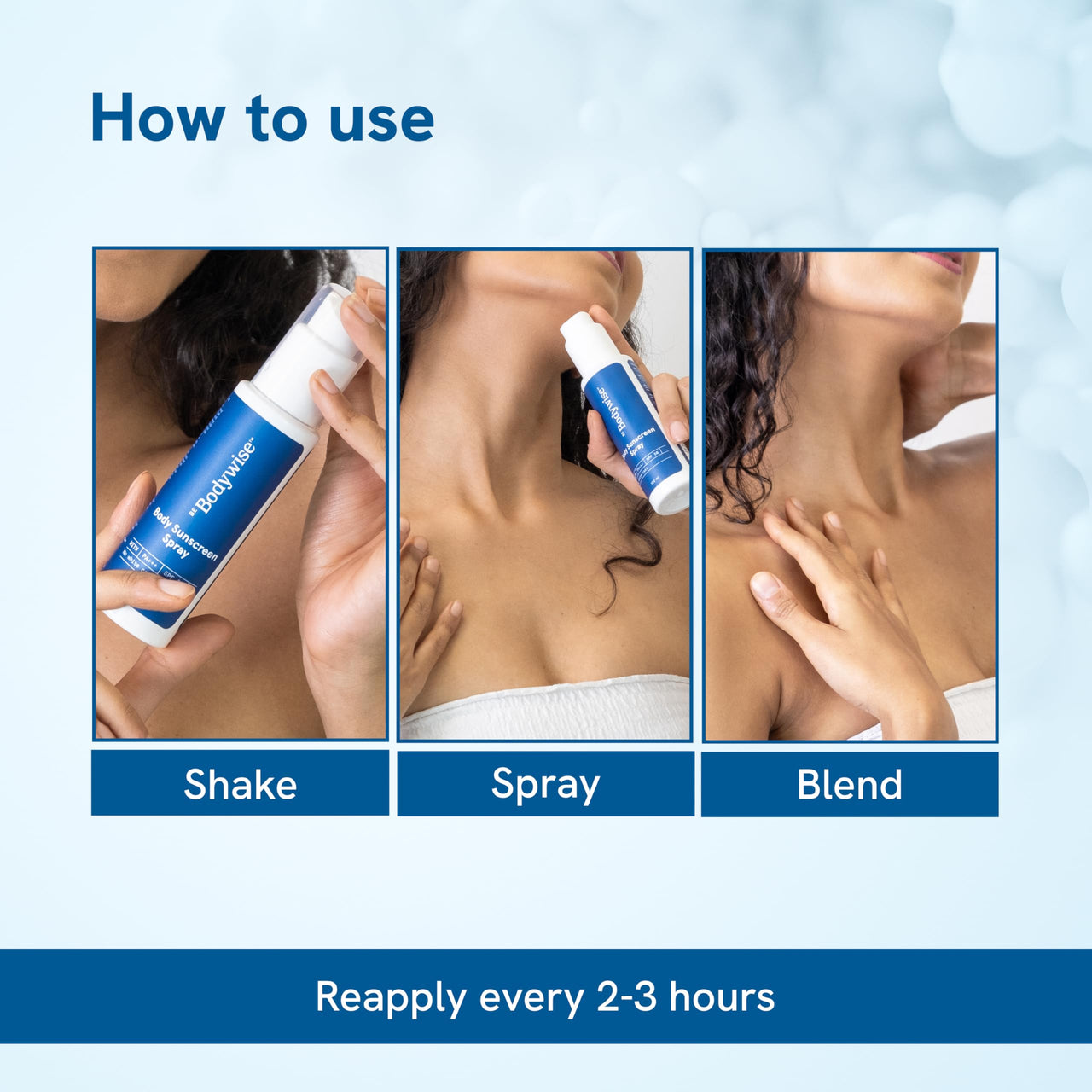 Be Bodywise Sunscreen Spray SPF 50 PA+++ 100ml | With SunCat DE Technology | Protects Skin from UVA/UVB Rays & Slows Down Signs of Aging | 1% Niacinamide, 1% Red Algae & 2.5% Glycerin | Fragrance Free