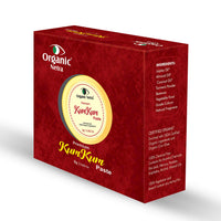 Organic Netra Baby Kajal Water Resistant, Smudgeproof 4g and Organic Netra Sindoor/Kumkum Paste | Waterproof Long lasting, Smudge Proof Sindoor | 8gm