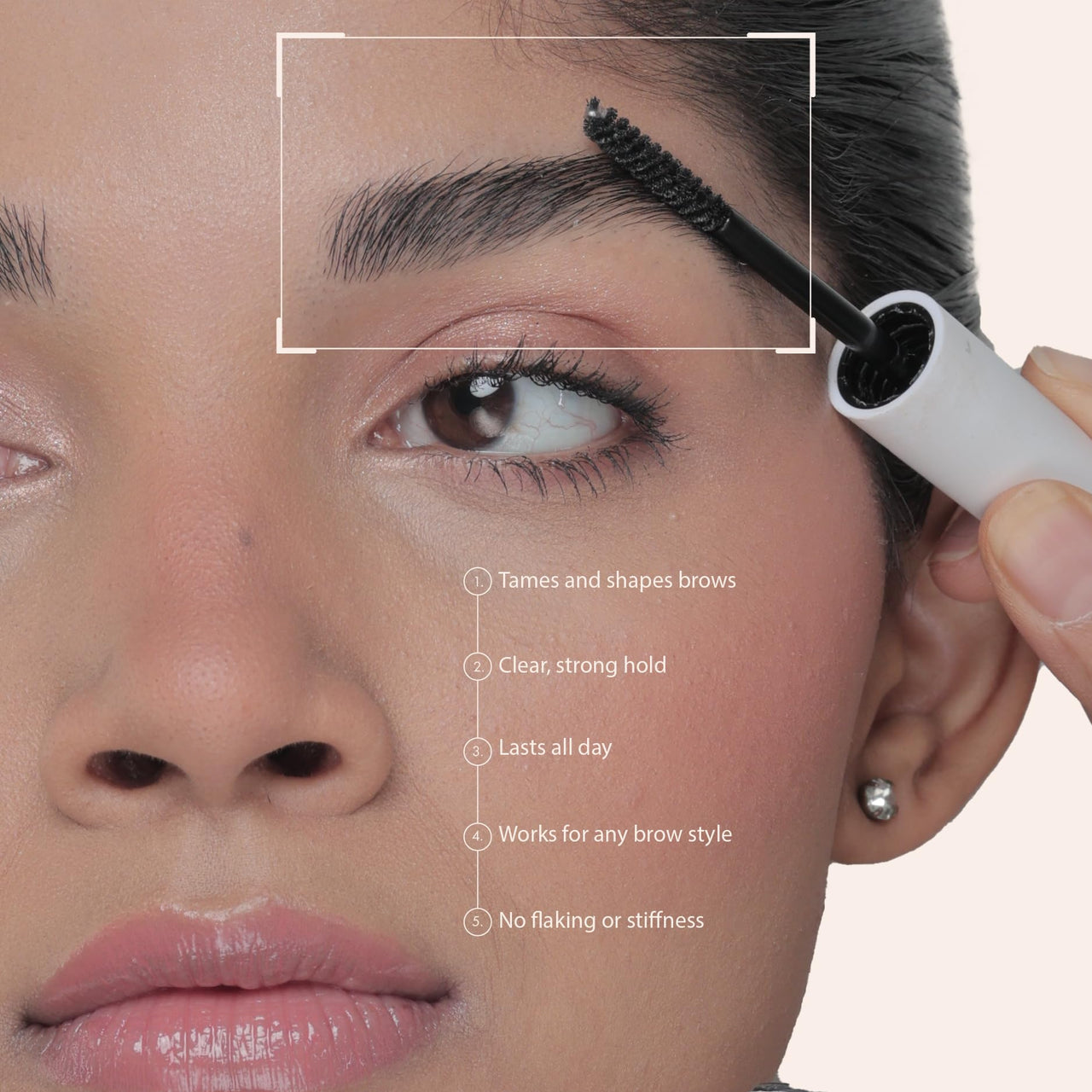 Rufa Beauty FixMyBrow + Hair Gel Clear Strong-Hold Gel for Brows & Flyaway Control | non sticky & non greasy | perfect for everyday use | for sleek bun and lifted eyebrows | eyebrow gel | hair finishing stick | anti frizz baby hair fixer | feathered eyebr