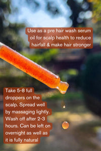 The Nature Mill Hibiscus Rosemary Hair Serum Oil. For stronger hair. 100ml (Coconut Peppermint)