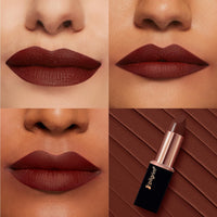 Pilgrim Matte Me Up Bullet Lipstick 4.2g | Creamy, Lightweight, Bold, Non Drying | SPF 30 | Enriched With Hyaluronic Acid & Spanish Squalane | Lipstick for dusky skin tone | Cinnamon Lust -33