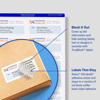 Avery Waterproof Printable Shipping Labels with Sure Feed, 3-1/3