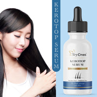 TryOnes Professional Hair Serum for Frizzy Hair||Serum for Women & Men||All Hair Types for Frizz-free, Smooth & Glossy Hair||Kerotop Hair Fall Serum_30ML