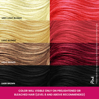 2.Oh! Italian- Pink Hair Color For Women & Men | Ammonia-Free DIY Semi Permanent Hair Color | Enriched with Argan Oil | Lasts upto 12-15 Washes (Pack of 2)