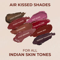 LoveChild Masaba Blurring Lip Tint, Swipe Red (Reddish Pink), Lightweight, Velvety Matte Finish, Hydrating Lip Color with Hyaluronic Acid, Squalane & Shea Butter, For All Indian Skin Tones, 8ml