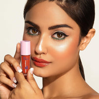 Blue Heaven Color & Condition tinted lip oil for women, lip gloss infused with Cranberry, Raspberry & Hazelnut oil, Hydrating & Softening - Cranberry Red, 4.2ml