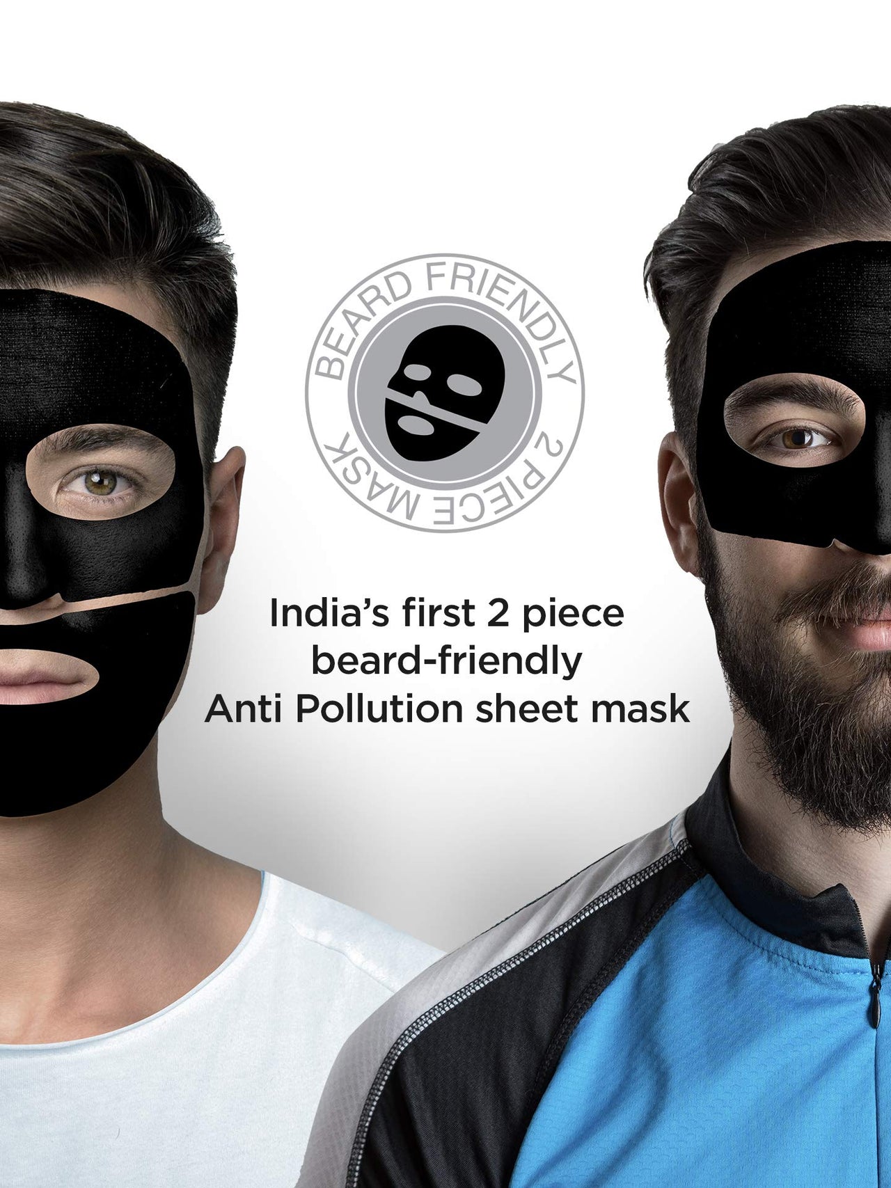 The Man Company Skin Care Kit with Vitamin C Face Wash, Face Serum, Daily Moisturising Cream, No Gas Perfume for Men & Charcoal Sheet Mask | Enriched with Hyaluronic Acid - Pack of 5
