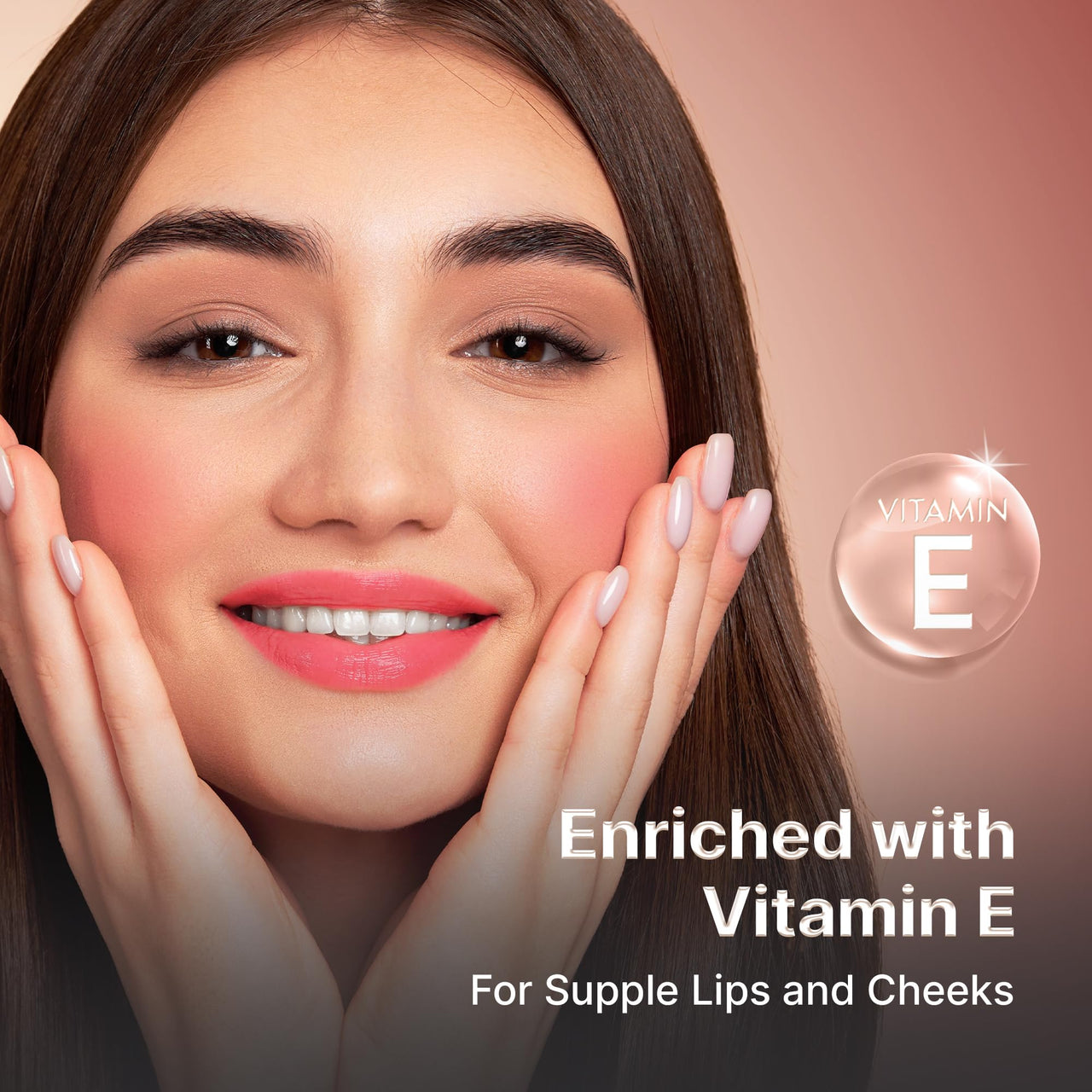 Swiss Beauty Select Lip And Cheek Cushion Creamy Mousse with Vitamin E | 12 Hours Stay | Shade- Elevate Pink, 4.5gm |