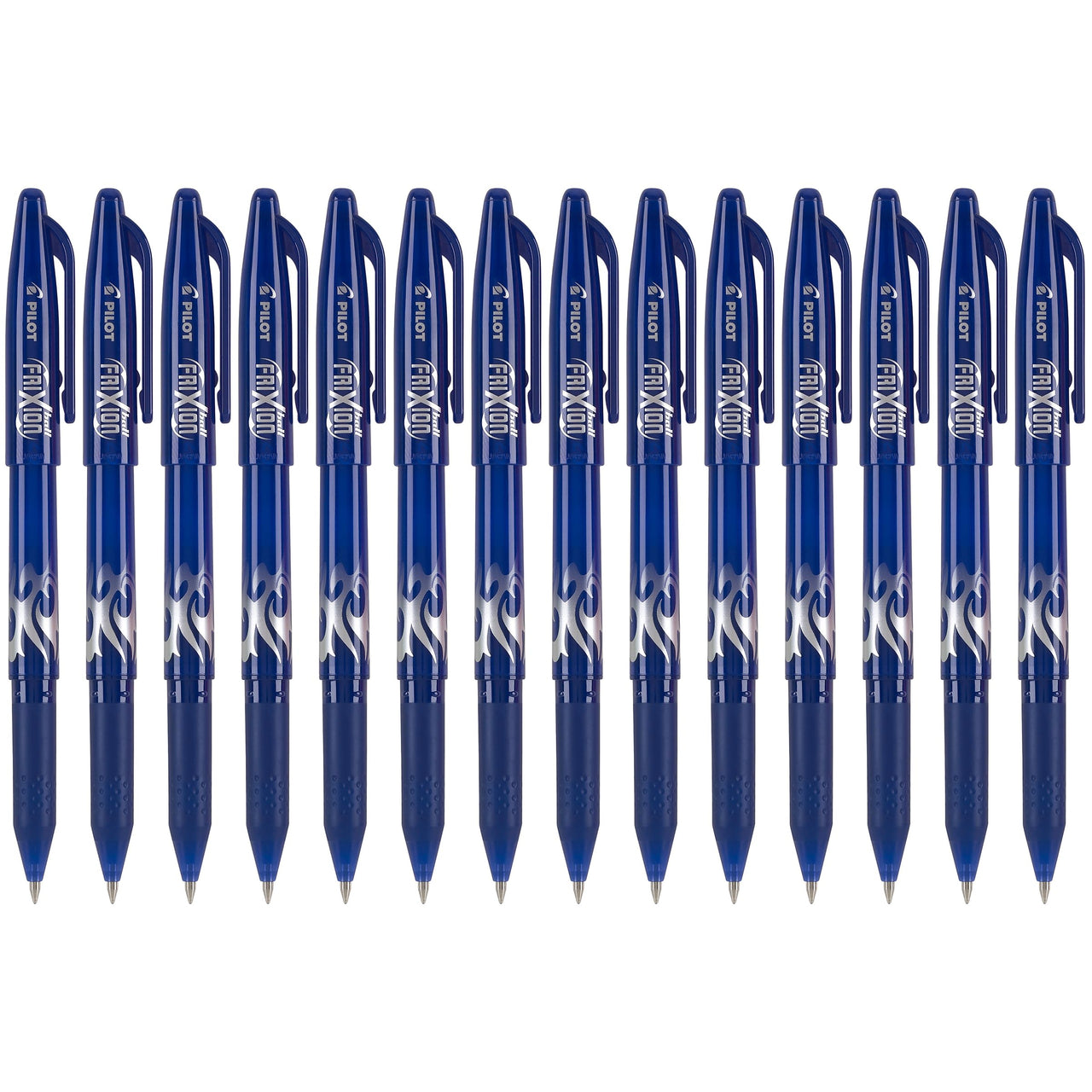 PILOT FriXion Ball Erasable & Refillable Gel Ink Stick Pens, Fine Point, Blue Ink, 14-Pack