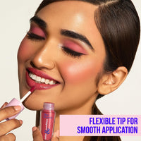 Blue Heaven Color & Condition tinted lip oil for women, lip gloss infused with Cranberry, Raspberry & Hazelnut oil, Hydrating & Softening - Sugar Plum, 4.2ml