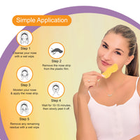 DR.RASHEL Vitamin C Nose Strip With Hazel Extracts Observes Dirt And Oil (10 Strips &10 Wipes)