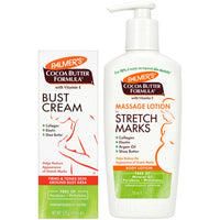 Palmer's Cocoa Butter Cream 125g & Massage Lotion 250ml for Stretch Marks Pack