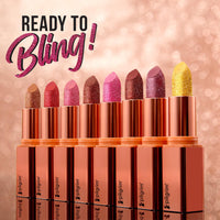 Pilgrim Glitter Lipstick For Women 4.2gm | Dubai Luxe Lifestyle - Arabian Nites Shade | Lipstick Infused with Vitamin E & Olive Oil | Glitter Formula With Matte Finish | Non Drying | All Skin Types