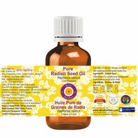 Deve Herbes Pure Radish Seed Oil (Raphanus sativus) Natural Therapeutic Grade Cold Pressed 50ml