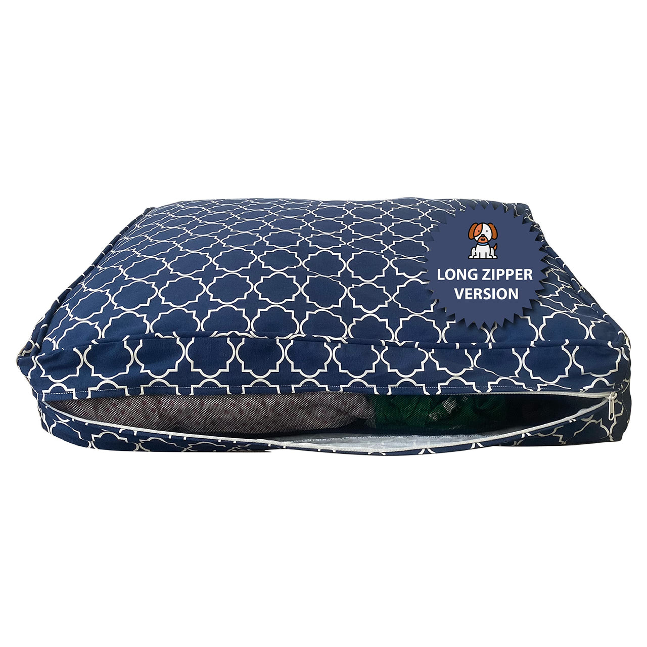 Molly Mutt Medium to Large Dog Bed Cover- Romeo & Juliet Print - Measures 27”X36”X5’’ - 100% Cotton - Durable - Breathable - Sustainable - Machine Washable Dog Bed Cover (Dd35Ab) Medium/Large Romeo & Juliet - New Version
