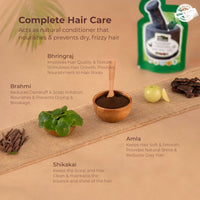 Indus Valley Bio Organic Herbal Henna Paste, 150g Pack of 2 with Applicator Brush
