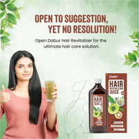 Dabur Hair Revitalizing Juice - 1L | Hair Care Juice for Hair Growth & Hair Fall Control | Enriched with 5+ Powerful Ingredients | No Artificial Colors, Flavours & Sugars