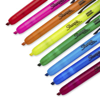 Sharpie Retractable Highlighters, Chisel Tip, Assorted, 8 Count 8 Count Assorted