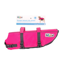 Outward Hound Granby Splash Pink Dog Life Jacket, Large Granby (Flotation) Large (Chest Girth: 28