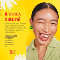 Burt's Bees 100% Natural Moisturizing Lip Balm, Beeswax (Pack Of 2)