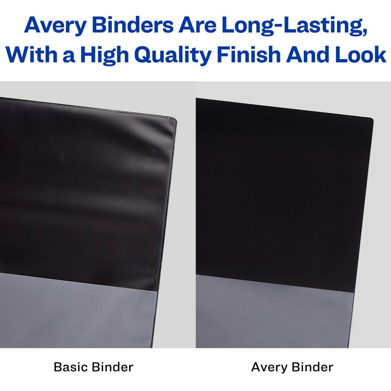 Avery Heavy-Duty Framed View 3-Ring Binder, 1.5" EZD Rings, 1 White Binder (68060) 1.5 inch