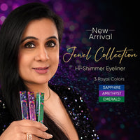 Parul Garg Beauty Hi-Shimmer Liquid Eyeliner – Smudge-Proof, Water-Resistant & Quick-Drying | Long-Wear, Precision Tip & Glitter Finish for Intense Shine | Amethyst Purple | 5ml