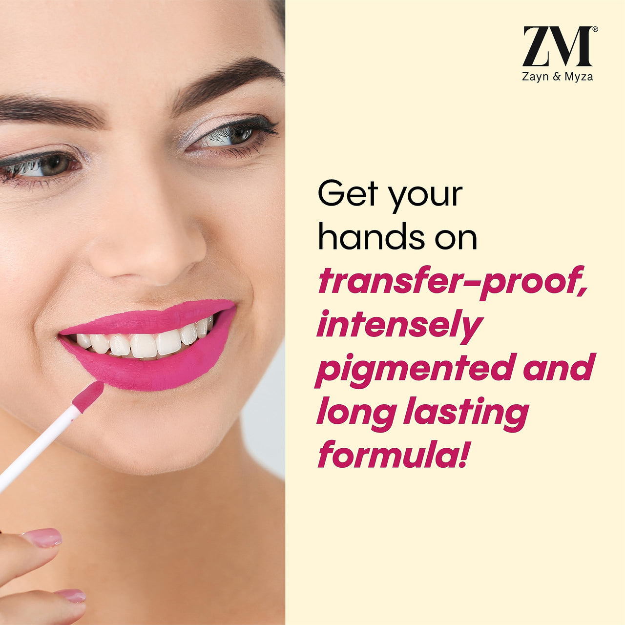 ZM Stay Matte Transfer-proof Lip Color | Matte Texture | Liquid Lipstick | Waterproof and Smudgeproof | Cruelty-free, 6 ML (Party Mauve)