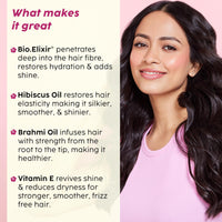 PLIX - THE PLANT FIX Hibiscus Bond Repair Advanced Hair Oil for Damaged Hair - 100ml | Repairs Damaged Hair Due To Heat Styling | Restores Strength & Reduces Breakage