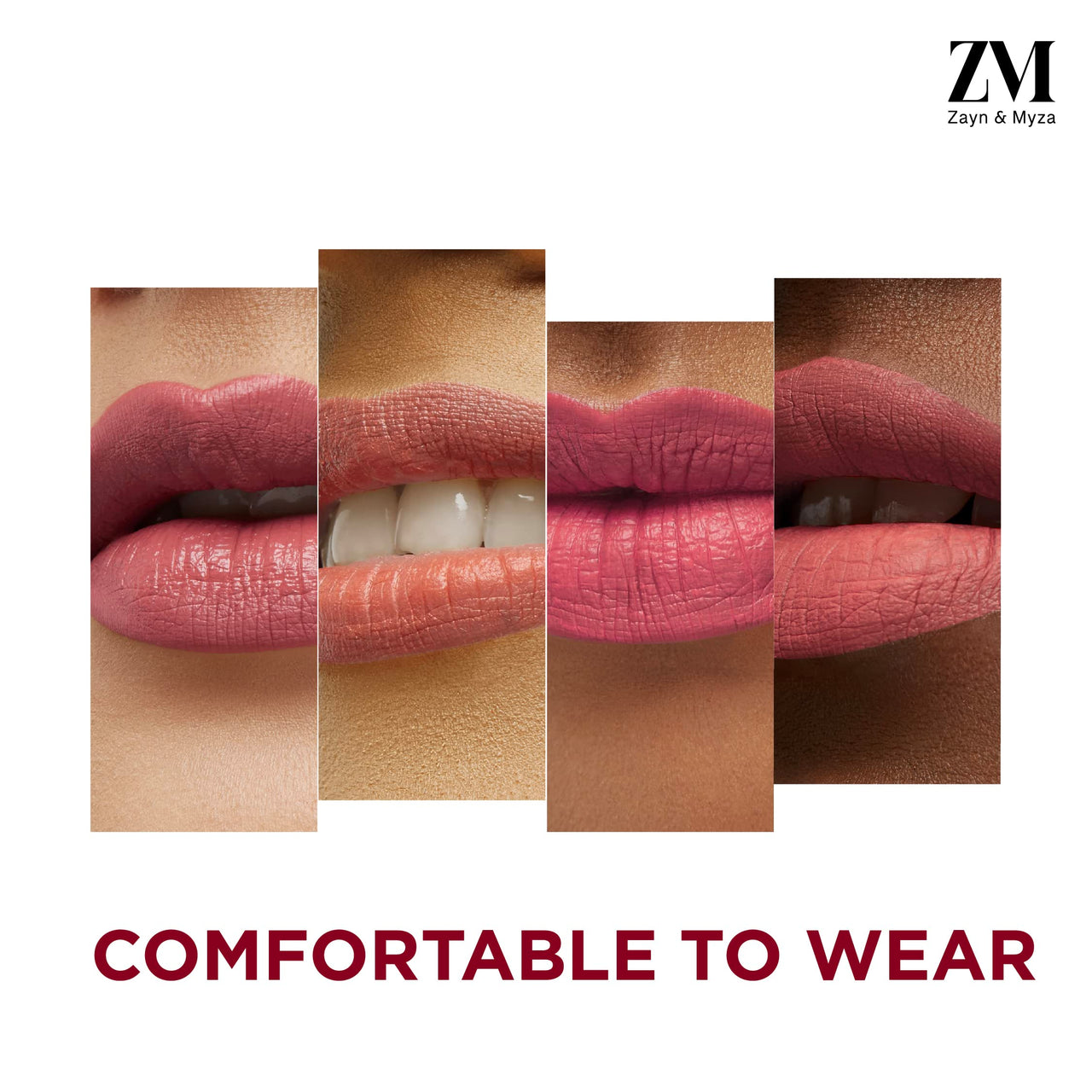 ZM Transfer-Proof Power Matte Finish, Liquid Lip Colour, Toasted Berry, 6 ml
